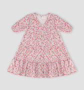 Printed Tiered Dress 