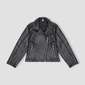 Girl's Leather Biker Jacket 