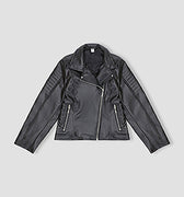 Girl's Leather Biker Jacket 
