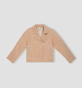 Girl's Suede Biker Jacket 