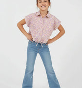 Printed Shirt For Girl - Purple - MEME