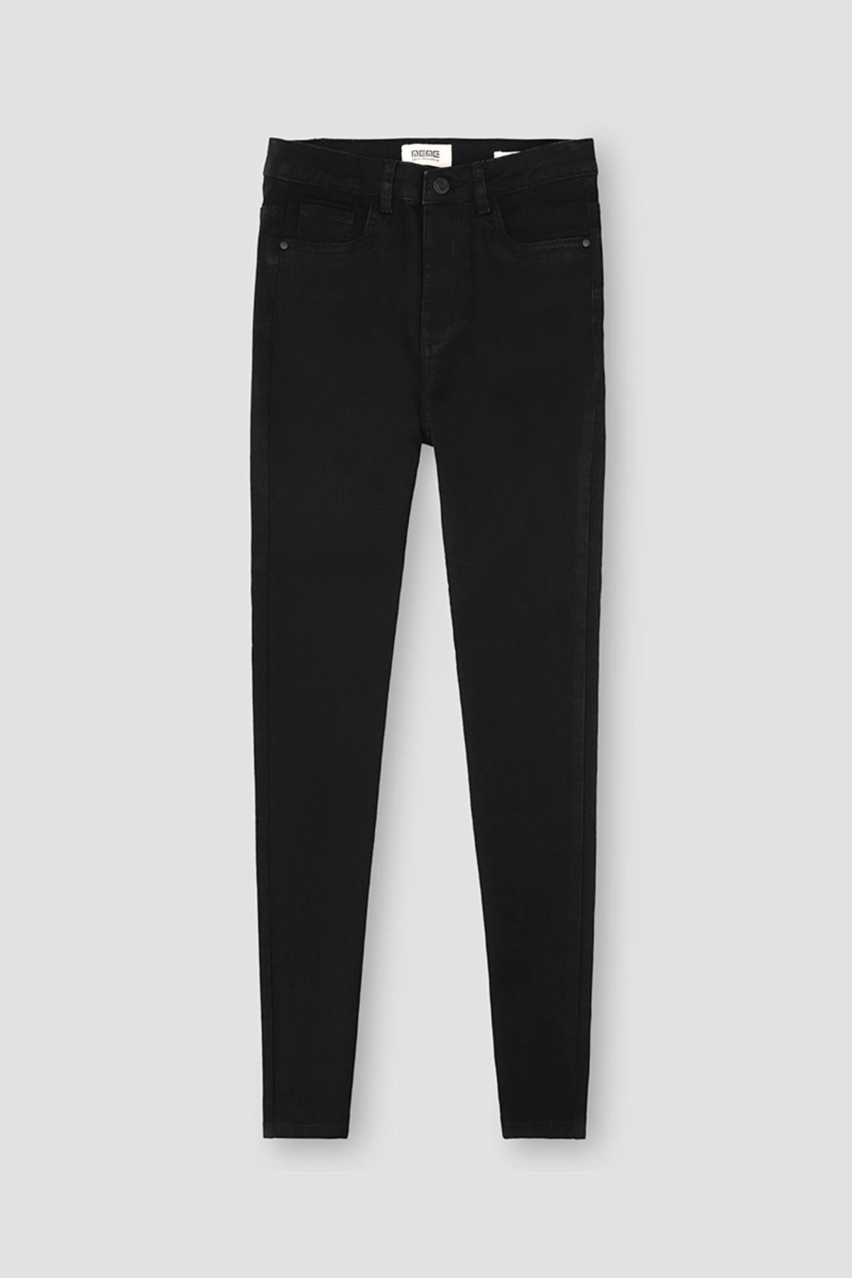 Skinny Fit Jeans For Women - Black