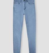 Skinny Fit Jeans For Women - Light Blue - MEME