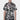 Printed Half Sleeve Shirt For Men - Black - MEME