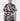 Printed Half Sleeve Shirt For Men - Black - MEME