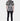 Printed Half Sleeve Shirt For Men - Black - MEME