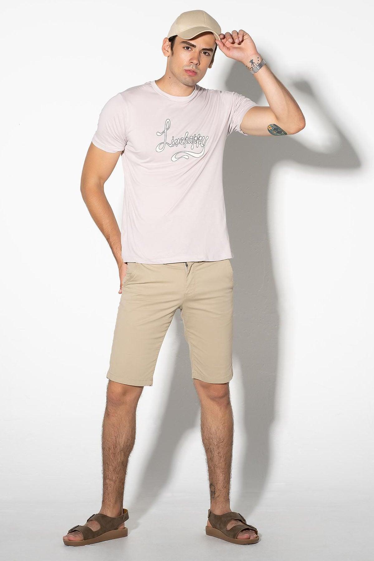 Printed T-Shirt For Men - Purple
