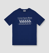 Printed T-Shirt For Men - Blue Quartz Front Side
