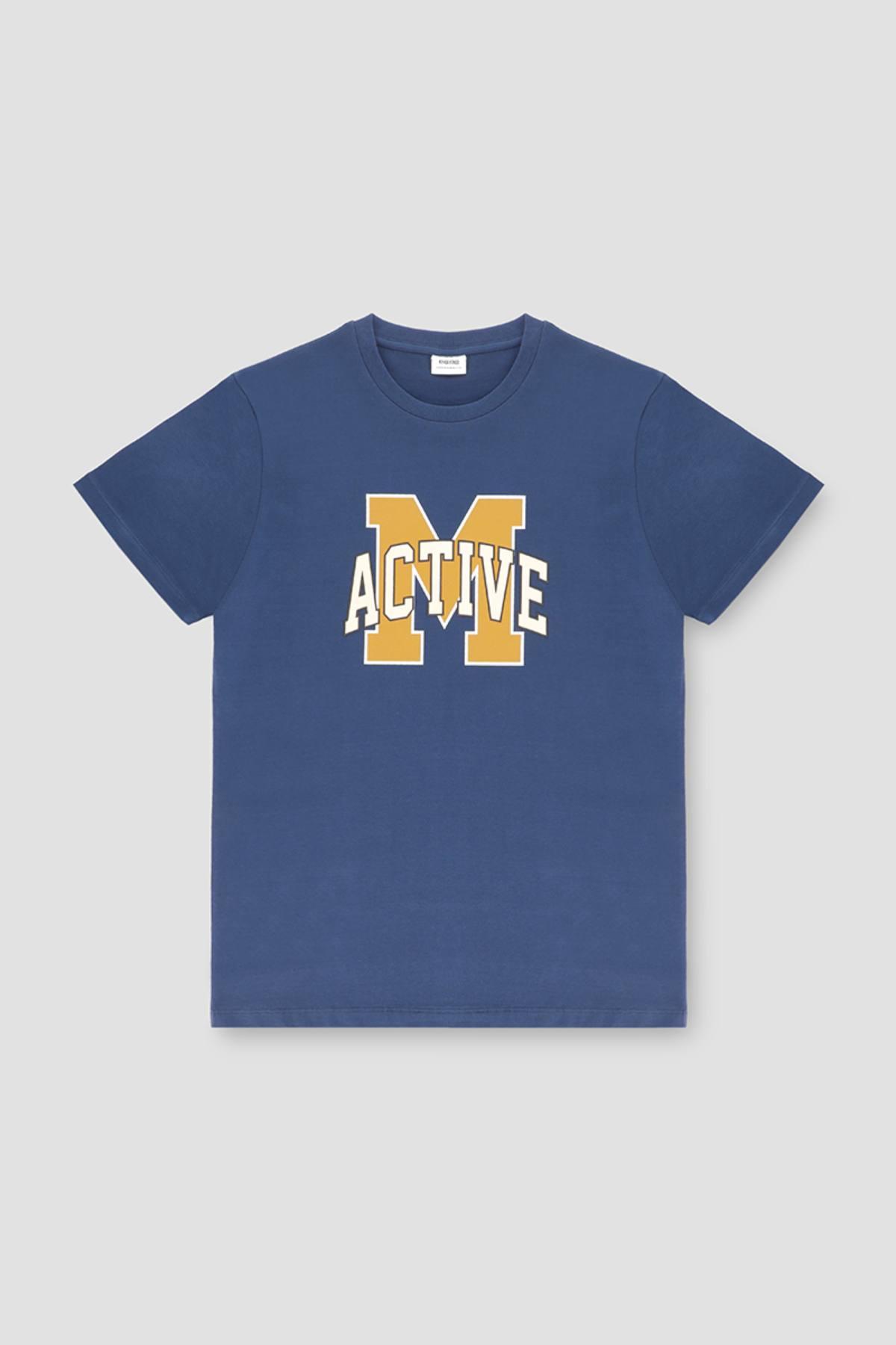 Printed T-Shirt For Men - Insignia Blue