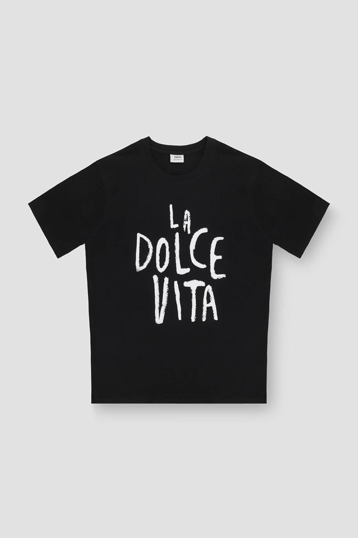 Printed T-Shirt For Men - Black