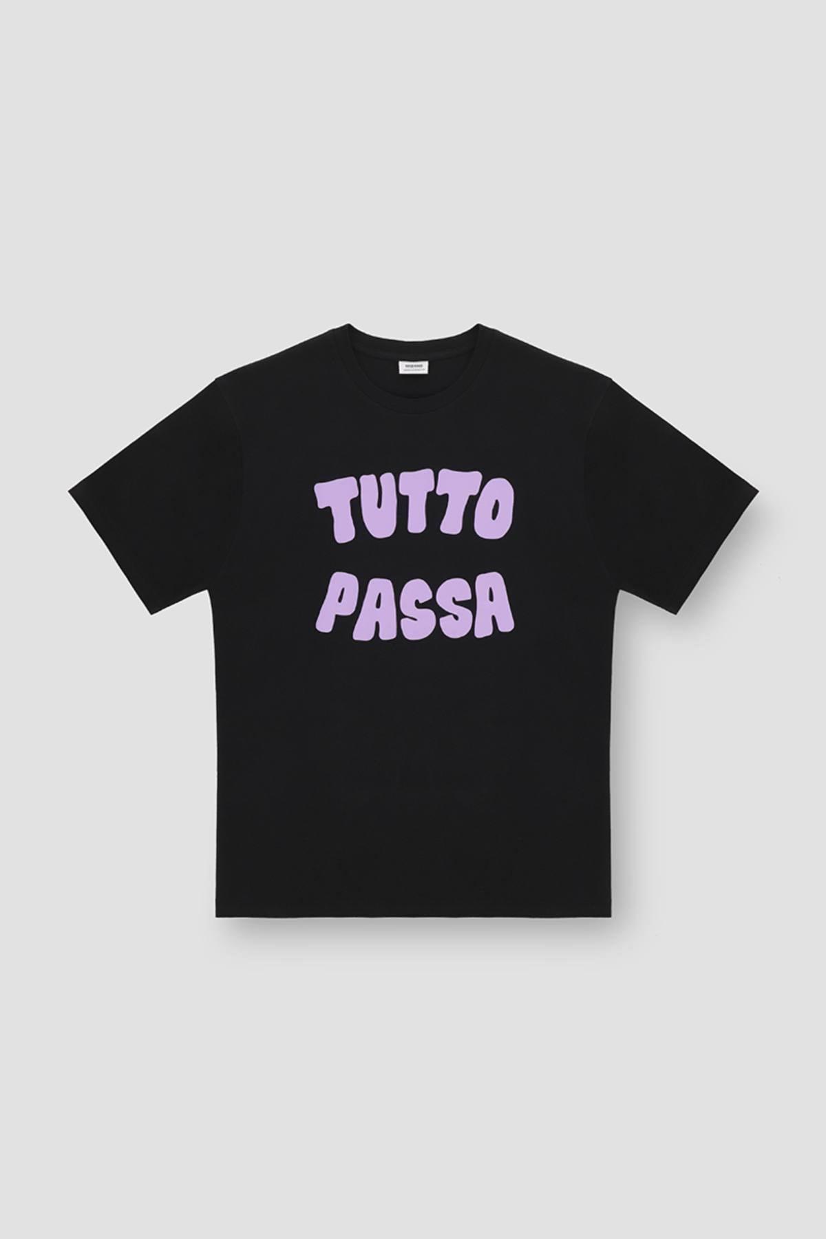 Printed T-Shirt For Men - Black