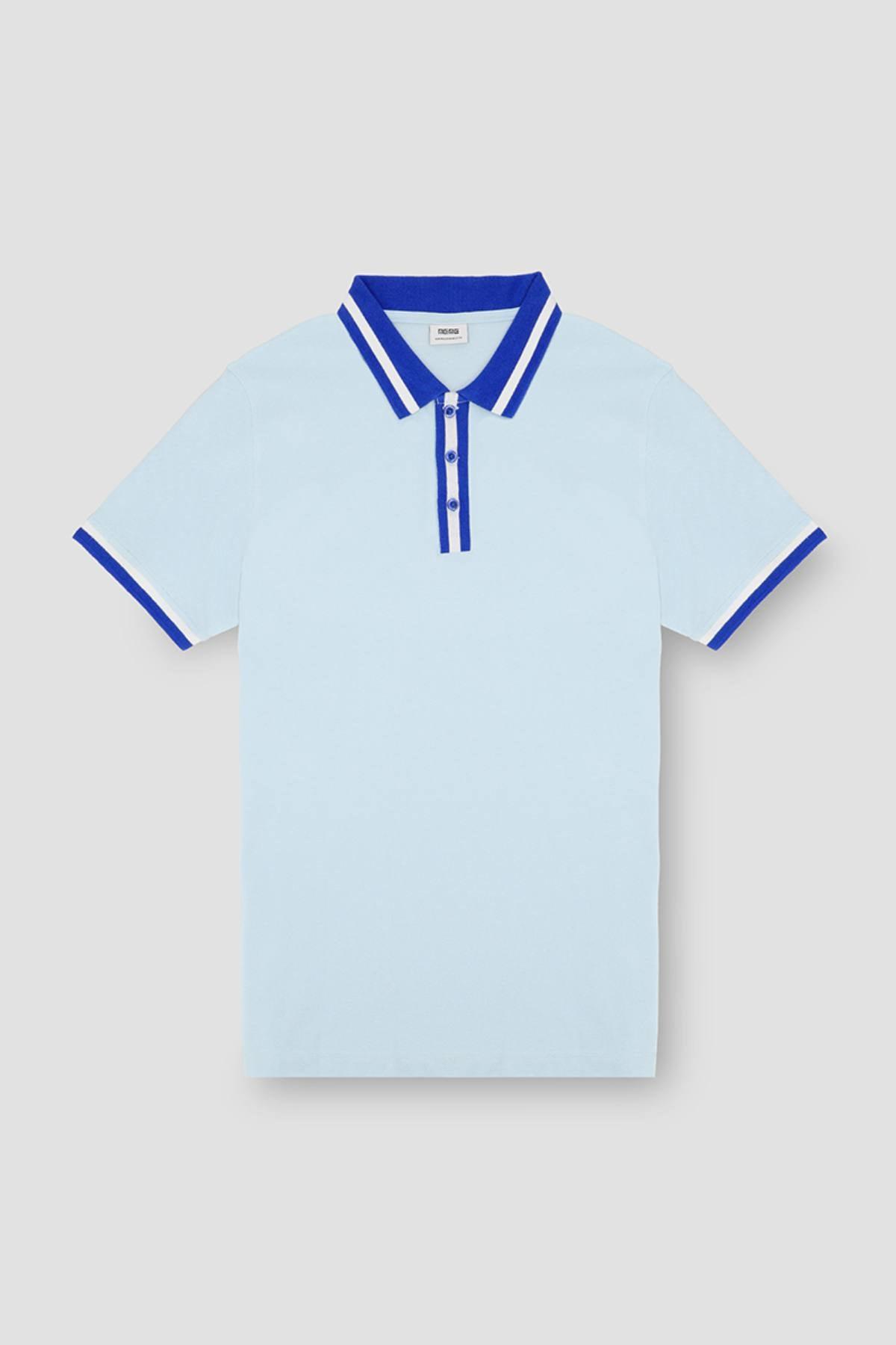 Polo T-Shirt For Men - Sky Blue