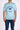 Printed T-Shirt For Men - Sky Blue