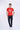 Printed T-Shirt For Men - Flame Scarlet