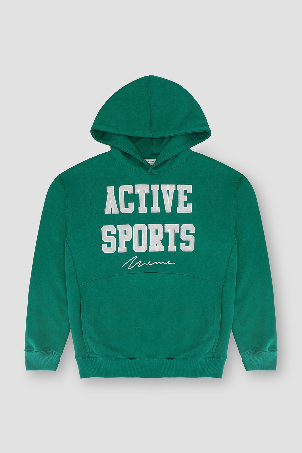 Typogrphy Hoodie For Men - Green