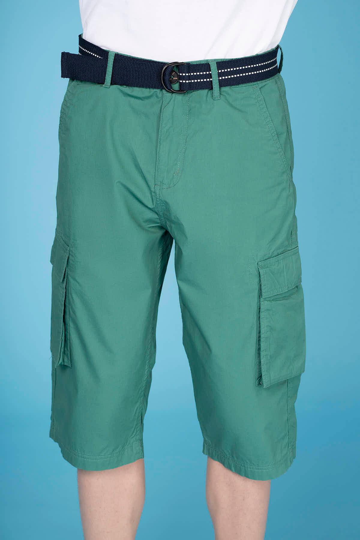 Cargo Pocket Short For Men - Green