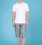 Cargo Pocket Short For Men - Grey - MEME