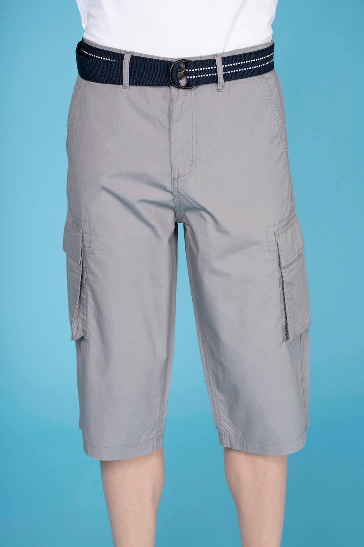 Cargo Pocket Short For Men - Grey