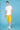 Cargo Pocket Short For Men - Yellow Model Side pose