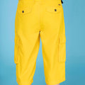 Cargo Pocket Short For Men - Yellow Back Side