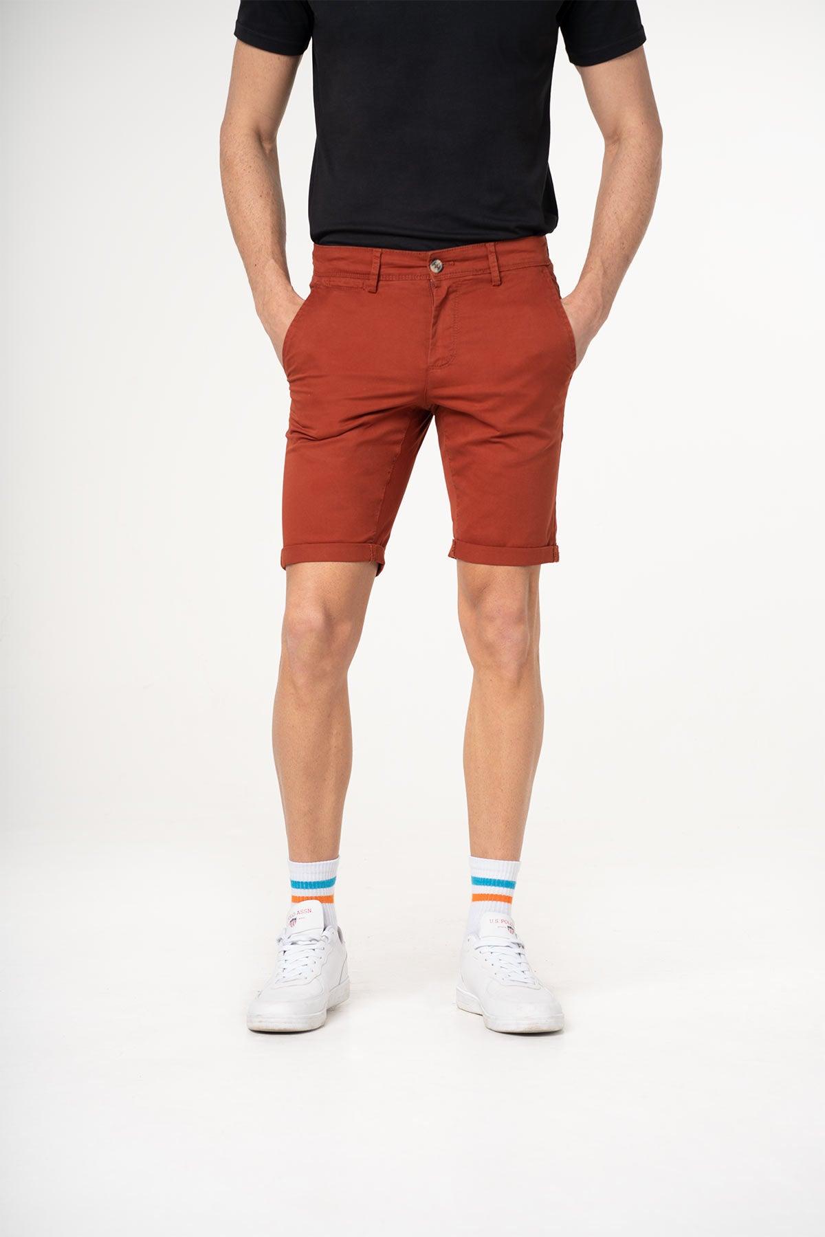 Casual Short For Men - Rust