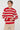 Striped Sweater For Men - Red