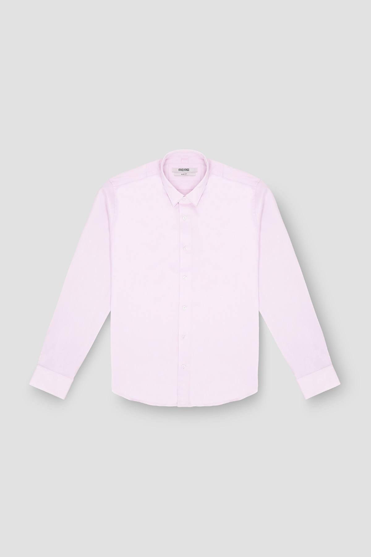Solid Shirt For Men - Light Pink