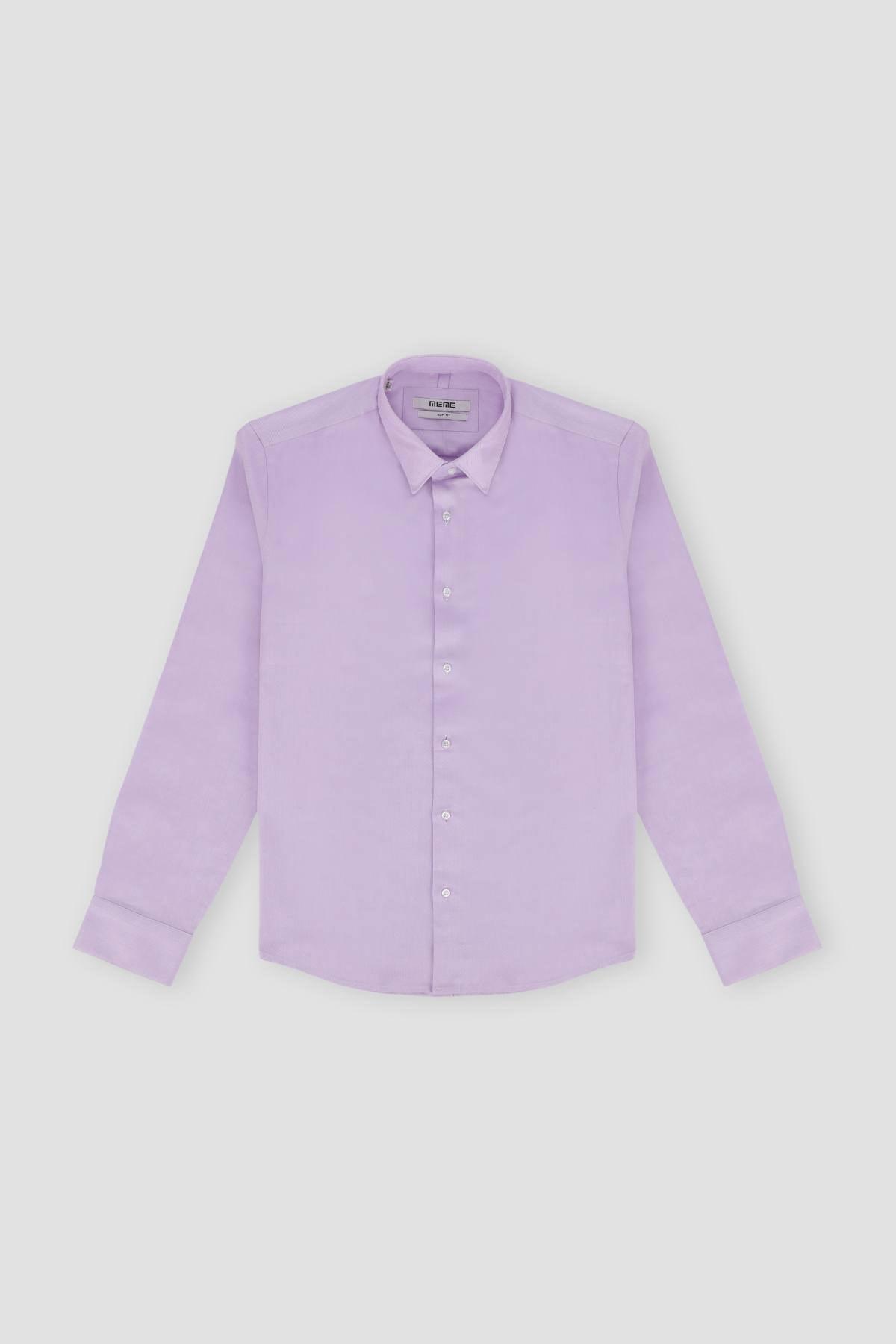 Solid Shirt For Men - Purple