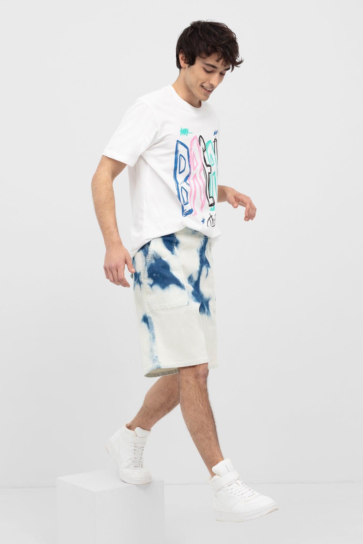 Casual Short For Men - Tie Dye