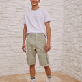 Cargo Pocket Short For Men - Grey Model Front Pose