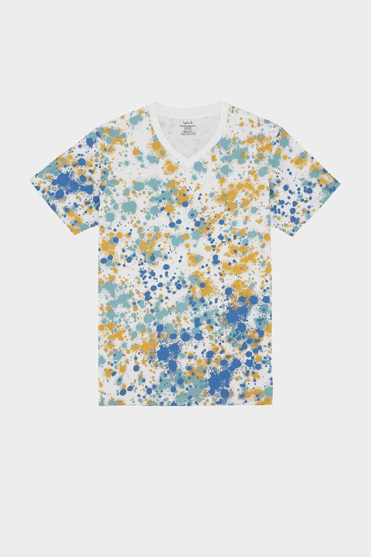 Printed T-Shirt For Men - White