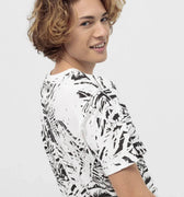 Printed T-Shirt For Men - White - MEME