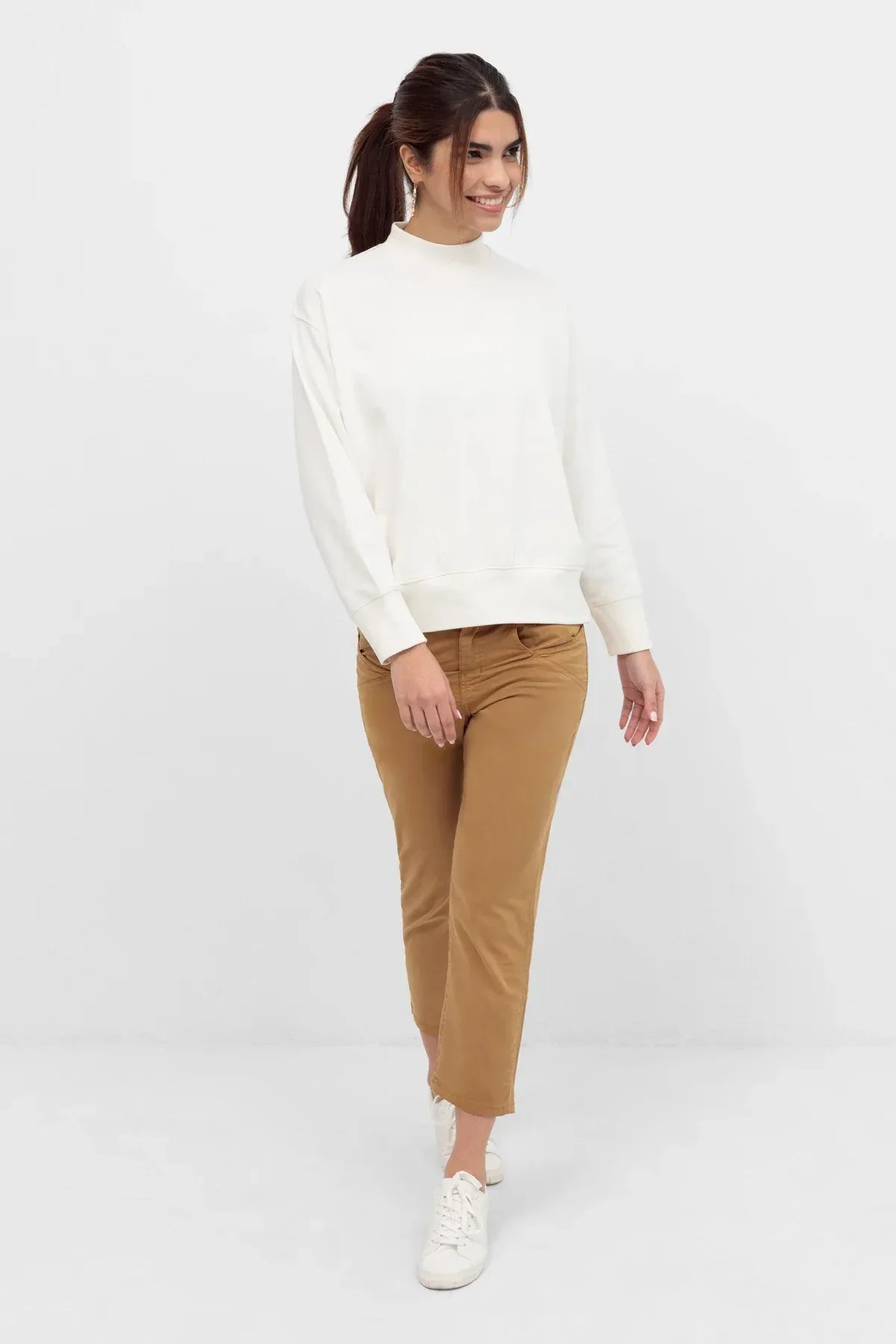 Skinny Fit Jeans For Women - Camel - MEME