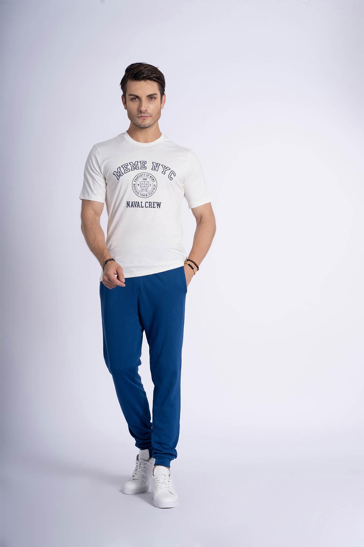 Printed T-Shirt For Men - Ecru