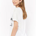 Printed T-Shirt For Women - White - MEME