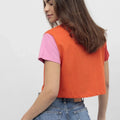 Cropped T-Shirt For Women - Multicolor - MEME