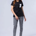 Printed T-Shirt For Women - Black - MEME
