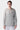 Full Sleeve Basic T-Shirt For Men - Light Grey