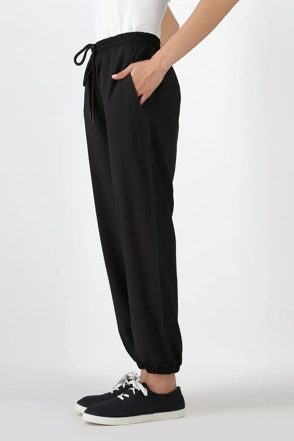 Jogger Trouser For Women - Black - MEME