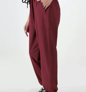 Jogger Trouser For Women - Burgundy - MEME