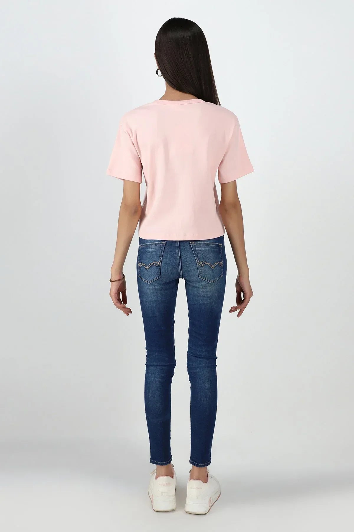 Printed T-Shirt For Women - Pink - MEME
