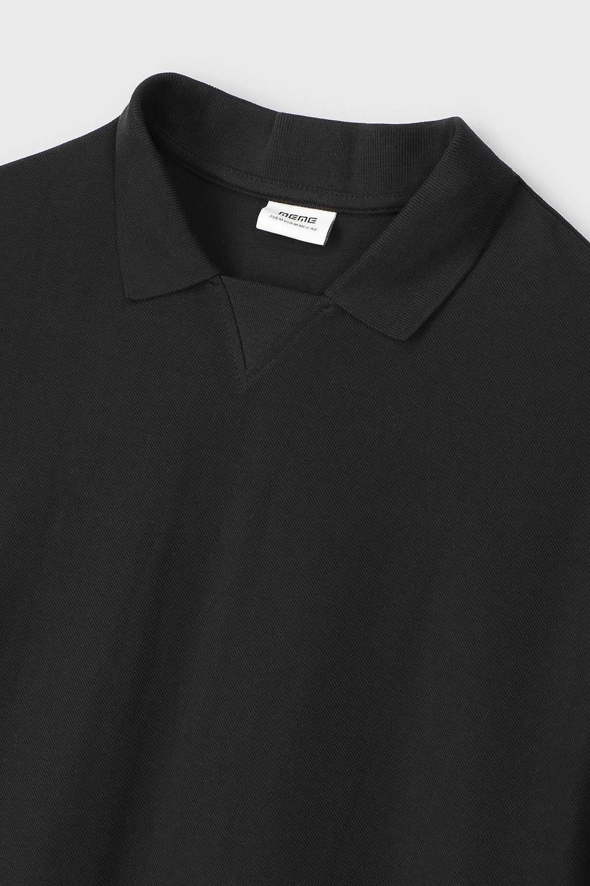 Polo T-Shirt For Men - Black - MEME