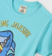 Ocean T-Shirt For Baby Boy - Turquoise - MEME