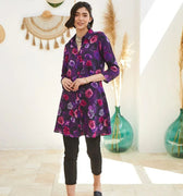 Floral Midi Dress For Women - C-Color - MEME