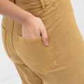 Flared Jeans For Women - Gold Mustard - MEME