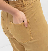 Flared Jeans For Women - Gold Mustard - MEME