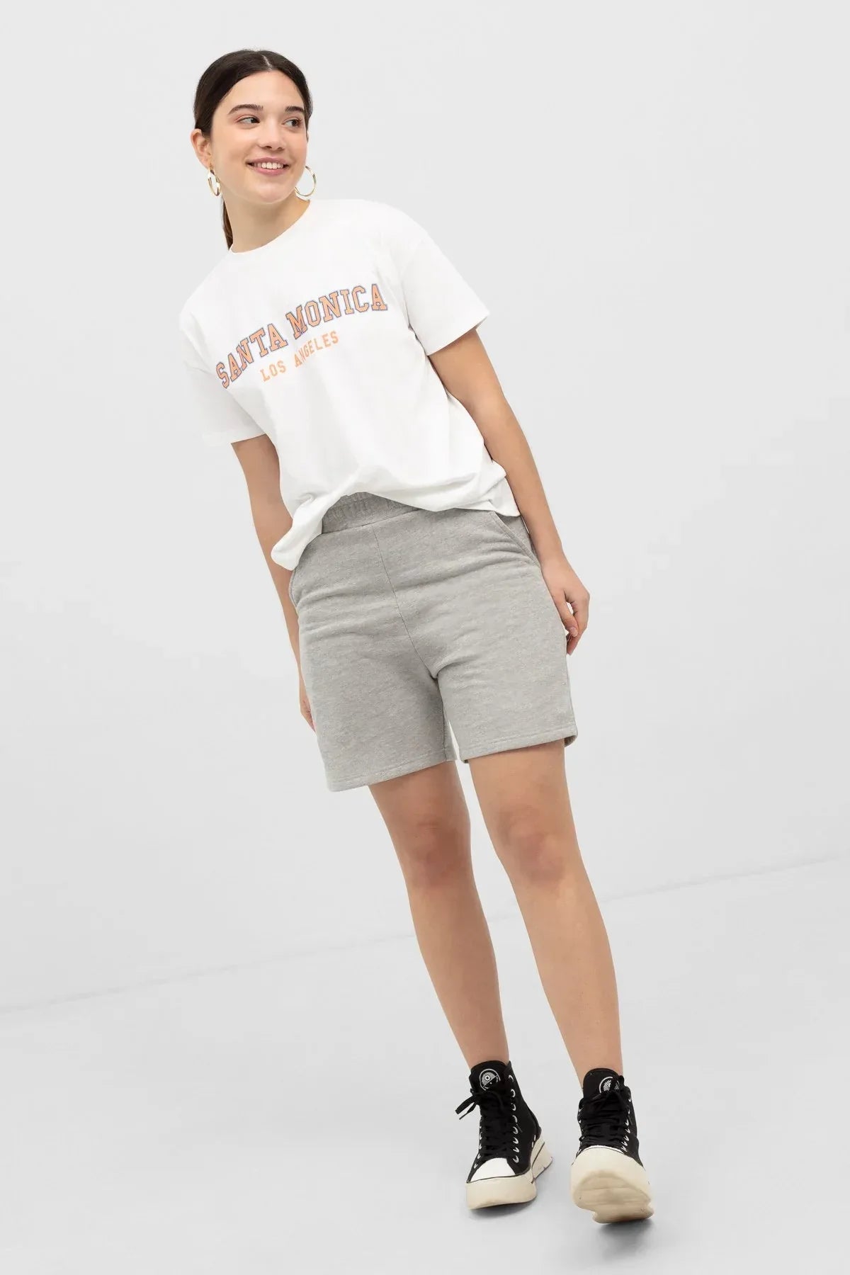 Solid Short For Women - Grey - MEME