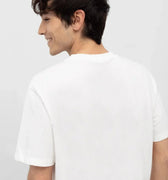Printed T-Shirt For Men - White - MEME