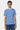 Stripe Polo T-Shirt For Men - Blue - MEME
