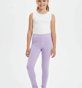 Solid Legging For Girl - Purple - MEME